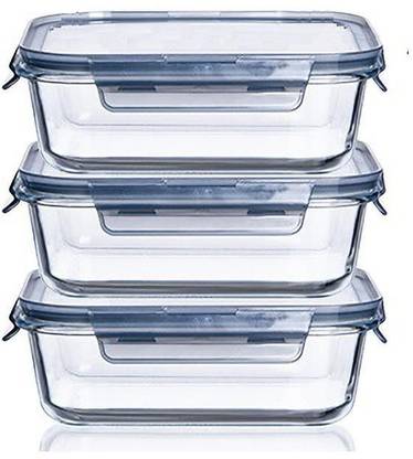 HALO NATION Glass Fridge Container  - 1890 ml