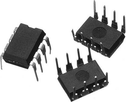 Rotobotix 10pcs NE555 NE555P NE555N 555 Timers Dip-8 Texas IC Electronic Components Electronic Hobby Kit