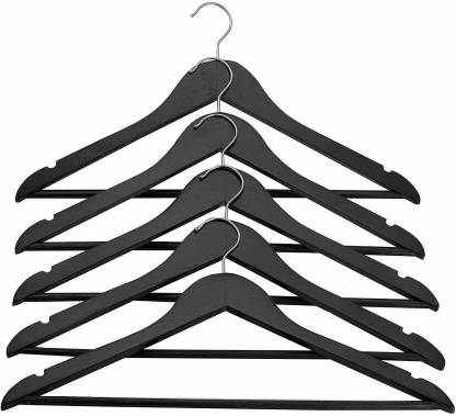HKC HOUSE Wooden Shirt Pack of 5 Hangers For  Shirt