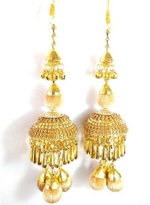 ONEX Golden Tone Bridal Kaleera/Kalira/Kalire for Dulhan Kaleera