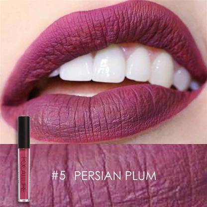 FOCALLURE Metal Matte Liquid Lipstick Smooth Lipstick Long Lasting Charming Lipgloss