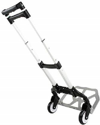 G-Honest Folding Aluminium 80 kg Heavy Luggage Foldable Hand Truck Trolley Luggage Trolley