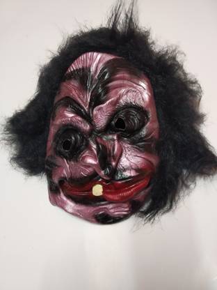AutoVHPR Scary Pink Colour Peculiar Nose Rubber Face Mask Party Mask