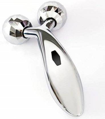SPJ ENTERPRISE 450 3D Y Shape Aluminium Micro current Face Platinum Roller Massager Massager