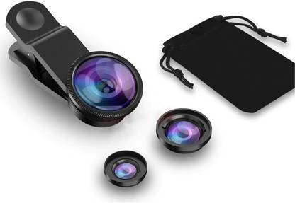 LIFEMUSIC Universal 3 in 1 Crystal Clear Sharp HD Picture Capture with Clip-On Mobile Phone Lens
