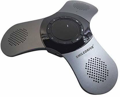 Smiledrive Portable Bluetooth Mobile Conference Call Speaker with Omnidirectional Mic, Echo & Noise Cancellation 10 W Bluetooth Home Theatre