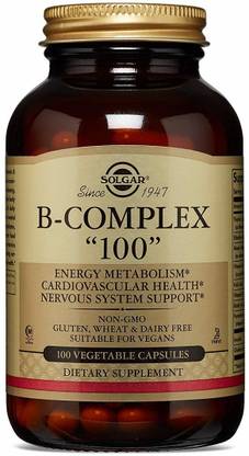 Solgar B-Complex "100", 100 Vegetable Capsules