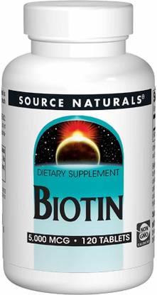 Source Naturals Biotin, 5 mg, 120 Tablets