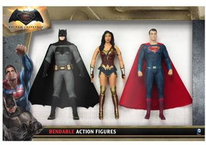 DC Batman v Superman 3-pc Set: Batman Superman Wonder Woman