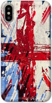 SKYCO Back Cover for SKYCO back cover for Apple Iphone X - UK FLAG-ENGLAND