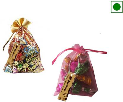 Moshiks MILK AND WHITE FRUIT 200 GM CHOCOLATE POUCHES Bars