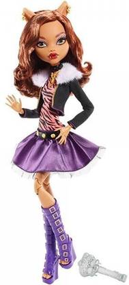 MONSTER HIGH Frightfully Tall Ghouls' Clawdeen Wolf Doll