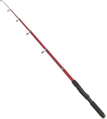 Singtronics 2.1 meters Telescopic Fibreglass 2KG weight handle Maroon Fishing Rod