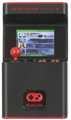 webster Video Game Retro Machine 16-Bit Mini My Arcade Cabinet with SUPER CONTRA, CONTRA 24 IN 1, SUPER MARIO BROS, MONSTER IN MY POC, MORTAL KOMBAT 4, NINJA GAIDEN 2, BUBBLE BOBBLE 2, P O W, ROBOCOP, and 300 more built in Games