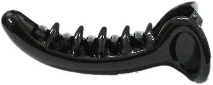Maahal Women's Plastic Banana Medium Hair Clutcher (Black) Hair Claw