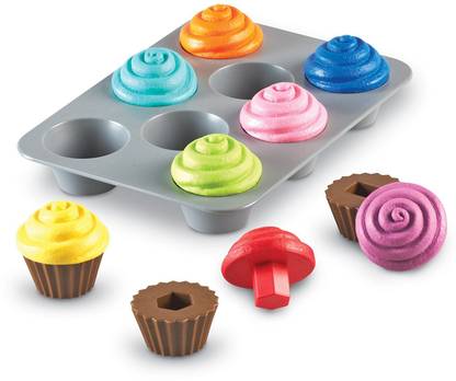 LEARNING RESOURCES Smart Snacks¬Æ Shape Sorting Cupcakes
