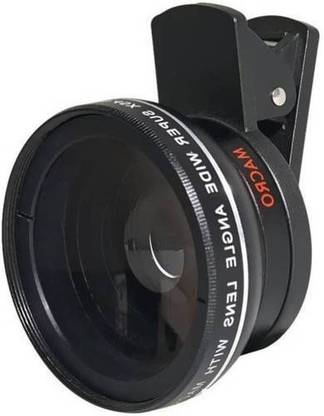 रिच हुड Phone Camera 0.45 x 140 Wide-Angle 10 x Macro Clip-On Phone Lens मोबाइल फोन लेंस