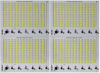 ERHIndia Halogen Light 210 SMD Led -100W Aluminum Plate Base Board for LED Flood Light (R55A) Cool White -100 watt-Pack of 4 Flood Light Outdoor Lamp