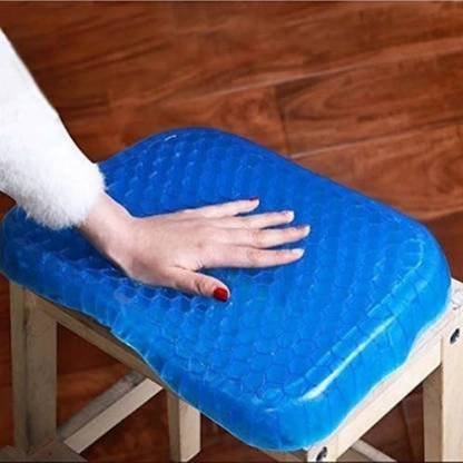 PRATYANG Egg Sitting Cool Gel Flex Cushion Seat Sitter Flex Pillow Back Support Back / Lumbar Support