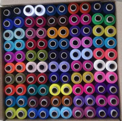 jay shubham threads 300 meters (50 shades each 2 in no) Set-2 Thread