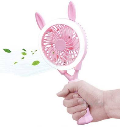 Arock Hand Fan with Emergency Light (2 Speed Mode Fan) Hand Fan with LED Light (2 Speed Mode Fan) USB Fan