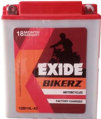 EXIDE 14 LA 2 14 Ah Battery for Bike