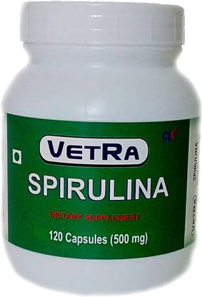 vetra Spirulina Capsules - 120 capsules