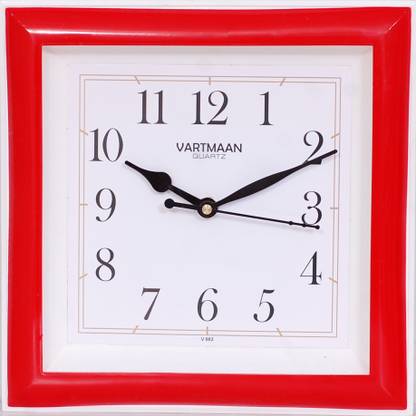 Vartmaan Analog 22.1 cm X 22.1 cm Wall Clock
