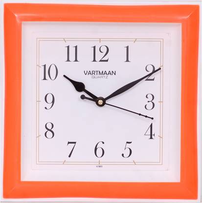 Vartmaan Analog 22.1 cm X 22.1 cm Wall Clock