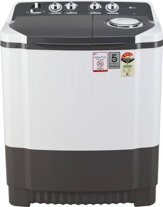 LG 7 kg 4 Star Semi Automatic Top Load Washing Machine Grey, White