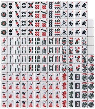 Smiling JuJu Complete American Mahjong Set In Board Game Accessories