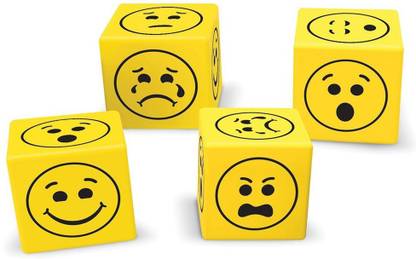 LEARNING RESOURCES Soft Foam Emoji Dice Set Of 200 Board Game Accessories