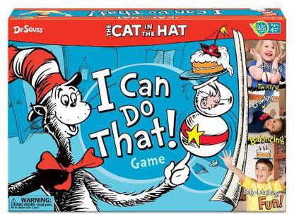 Wonder Forge Dr. Seuss The Cat in the Hat I Can Do That! Game Strategy & War Board Game