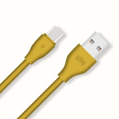 be the WIND USB Type C Cable 2 A 2 m CB-15 Type C Yellow