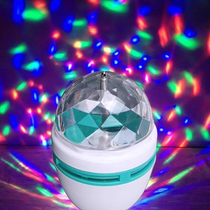 SAYENY 360 Degree Rotating Crystal disco Light for Party,Function,Diwali,Christmas Ceiling Light Ceiling Lamp