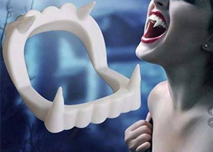 Partysanthe Vampire Dracula Teeth Halloween/Adult's Dracula Teeth Vampire Teeth Gag Toy