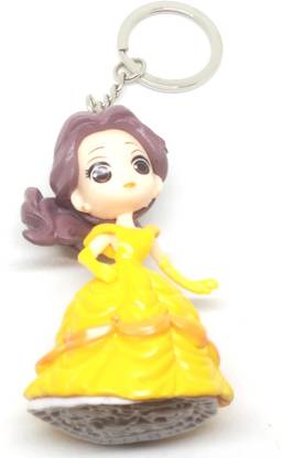 Trunkin TRN3226 Fancy Disney Pricess Belle Beauty And The Beast Movie Character Keychain Key Chain
