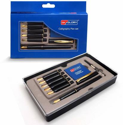 PMW Calligraphy Pen - Refillable 6 Nibs - For Beginners Writing 3D Printer Pen