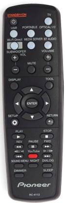 Pioneer RC-4112, 06-R4135E-A002 REMOTE CONTROL OF SBX-N700 SBX-N700 PIONEER SPEAKER Remote Controller