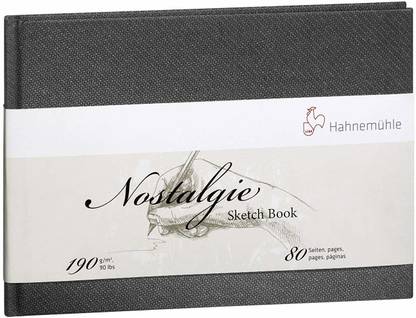 Hahnemuhle Nostalgie Sketch Book - Landscape - A4 Sketch Pad