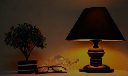CANDELA Conical Shade Table Lamp (Black) Table Lamp