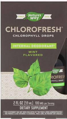 Nature's Way Chlorofresh, Chlorophyll Drops, Mint Flavored, 2 fl oz (59 ml)
