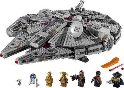 LEGO Millennium Falcon Building Blocks for Kids (1351 Pcs)75257