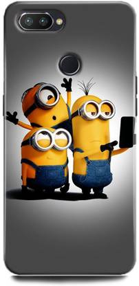FIKORA Back Cover for Realme U1/RMX1831 MINIONS PRINTED