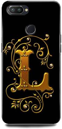 FIKORA Back Cover for OPPO F9/CPH1881 L LETTER PRINTED