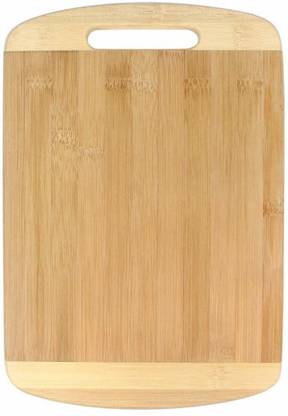 DIVINZ Bamboo Chopping Board with Handle (34 x 23.5 x 1.8 cm) Bamboo Cutting Board