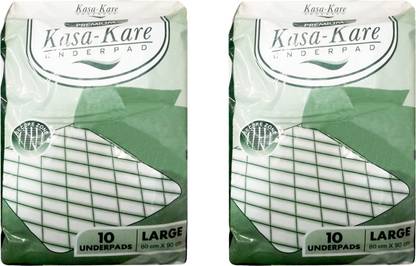 Kasa Kare PREMIUM UNDERPADS ( SHEETS FOR Adult Diapers - L