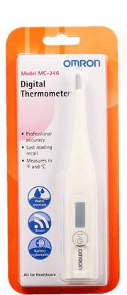 OMRON MC 246 Temperature monitor With Quick Measurement of Oral & Underarm Temperature (for Babies , Kids ) Thermometer