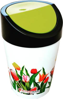 ACTIONWARE Garbage 20 Ltr SWING (Printed) Plastic Dustbin