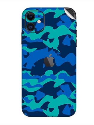 गाडगेटस्वेराप GWAB-4910 Printed Blue Ocean Camo Apple iPhone 11 मोबाइल स्किन